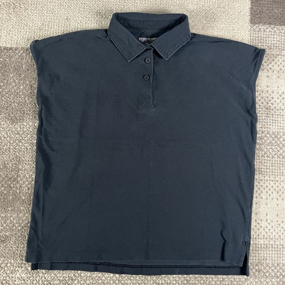 Figs Top Womens XS Black Tailored Scrub Cotton Sleeveless W22WW1009 PO 3174‎